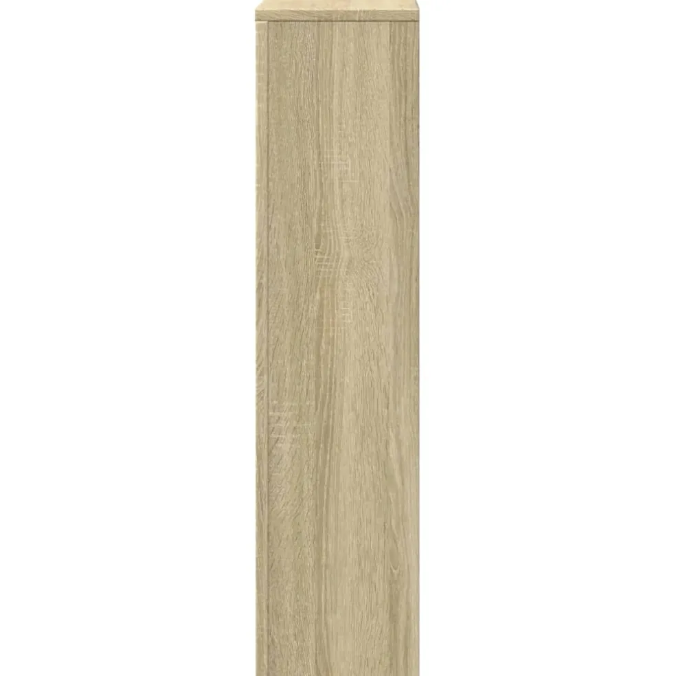 vidaXL Radiatorafdekking Sonoma Eiken 78 x 20 x 82 cm Bewerkt hout