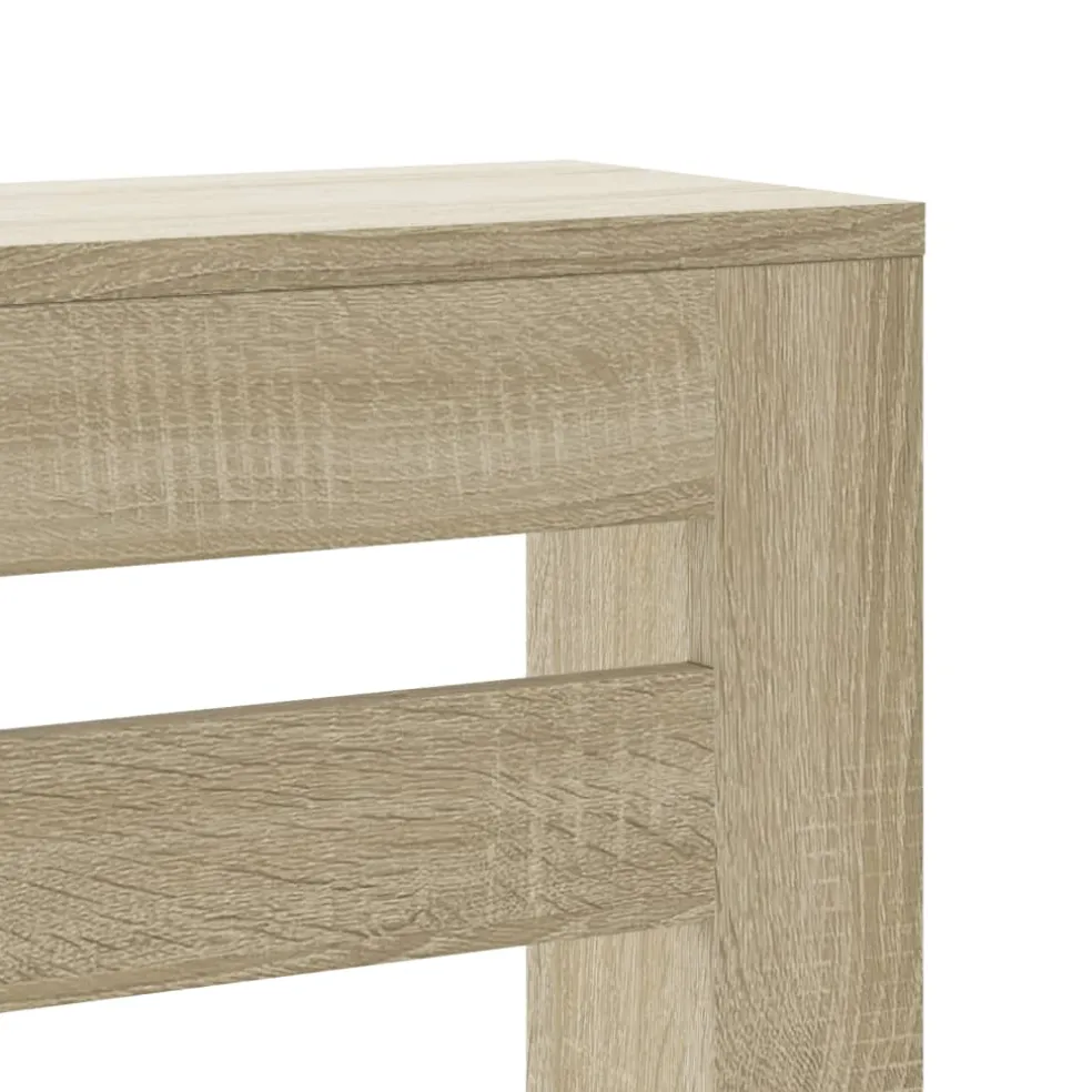 vidaXL Radiatorafdekking Sonoma Eiken 78 x 20 x 82 cm Bewerkt hout