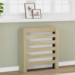 vidaXL Radiatorafdekking Sonoma Eiken 78 x 20 x 82 cm Bewerkt hout