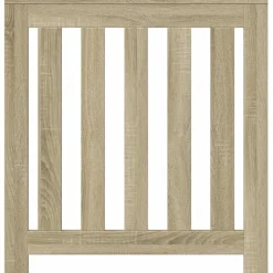 vidaXL Radiatorafdekking Sonoma Eiken 78 x 20 x 82 cm Bewerkt hout