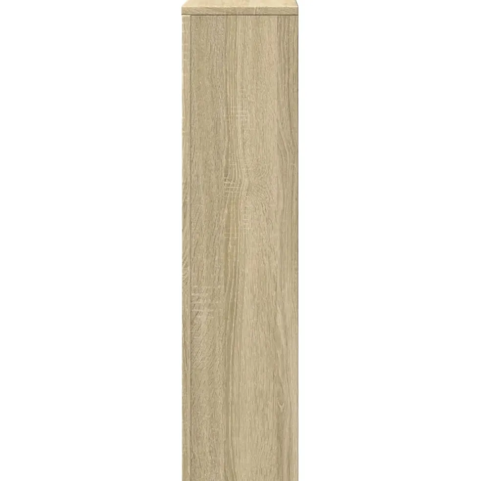 vidaXL Radiatorafdekking Sonoma Eiken 78 x 20 x 82 cm Bewerkt hout