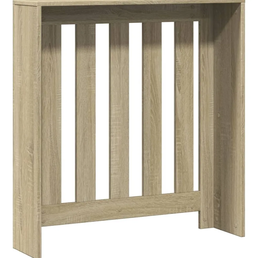 vidaXL Radiatorafdekking Sonoma Eiken 78 x 20 x 82 cm Bewerkt hout