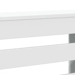 vidaXL Radiatorafdekking Wit 78 x 20 x 82 cm Bewerkt hout