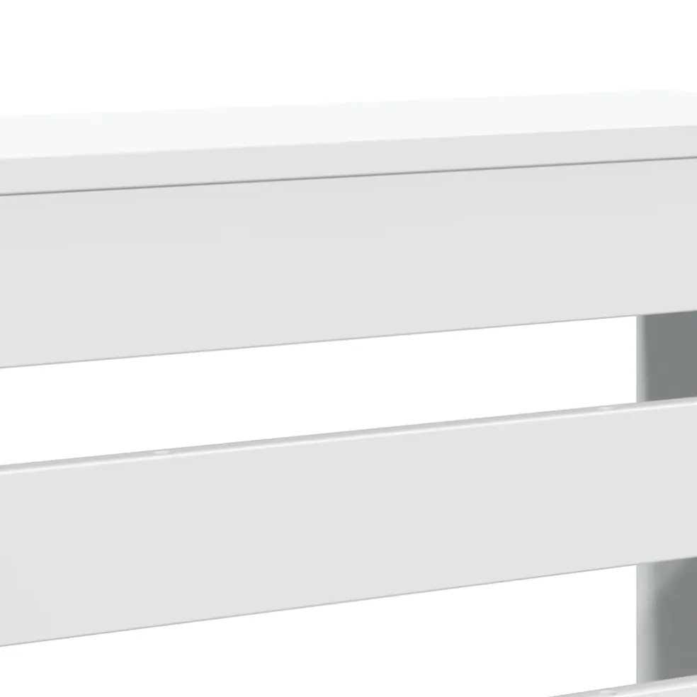 vidaXL Radiatorafdekking Wit 78 x 20 x 82 cm Bewerkt hout