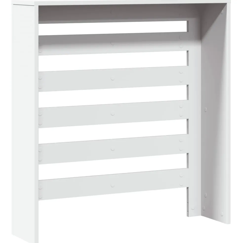 vidaXL Radiatorafdekking Wit 78 x 20 x 82 cm Bewerkt hout