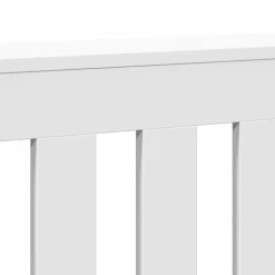 vidaXL Radiatorafdekking Wit 78 x 20 x 82 cm Bewerkt hout