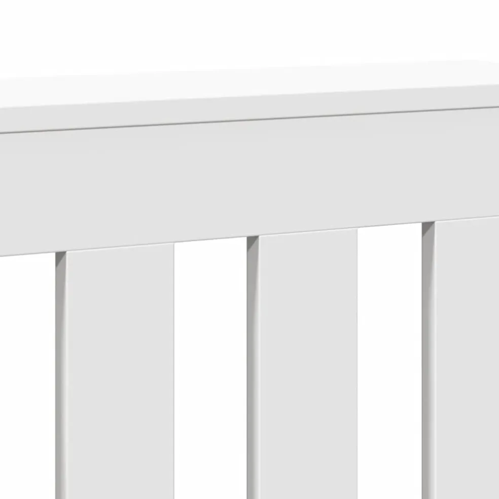 vidaXL Radiatorafdekking Wit 78 x 20 x 82 cm Bewerkt hout