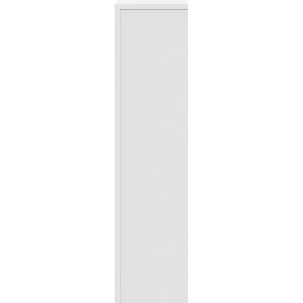 vidaXL Radiatorafdekking Wit 78 x 20 x 82 cm Bewerkt hout