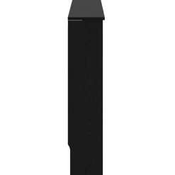 vidaXL Radiatorafdekking Zwart eiken 172 x 19 x 81,5 cm Bewerkt hout