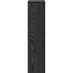 vidaXL Radiatorafdekking Zwart eiken 78 x 20 x 82 cm Bewerkt hout