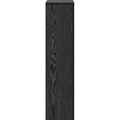 vidaXL Radiatorafdekking Zwart eiken 78 x 20 x 82 cm Bewerkt hout