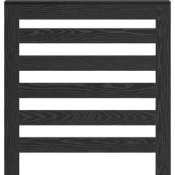 vidaXL Radiatorafdekking Zwart eiken 78 x 20 x 82 cm Bewerkt hout