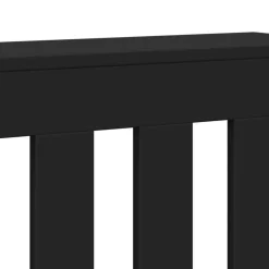 vidaXL Radiatorafdekking Zwart 175 x 20 x 82 cm Bewerkt hout