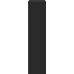 vidaXL Radiatorafdekking Zwart 175 x 20 x 82 cm Bewerkt hout