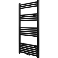 vidaXL Radiator / handdoekenrek recht 500x1160 mm zwart