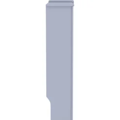 vidaXL Radiatorombouw 205 cm MDF grijs