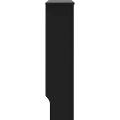 vidaXL Radiatorombouw 112x19x81,5 cm bewerkt hout zwart