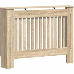 vidaXL Radiatorombouw 112x19x81,5 cm bewerkt hout