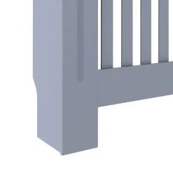 vidaXL Radiatorombouw 152x19x81,5 cm bewerkt hout antraciet