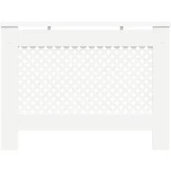 vidaXL Radiatorombouw 112x19x81,5 cm MDF wit