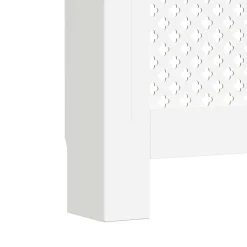 vidaXL Radiatorombouw 112x19x81,5 cm MDF wit