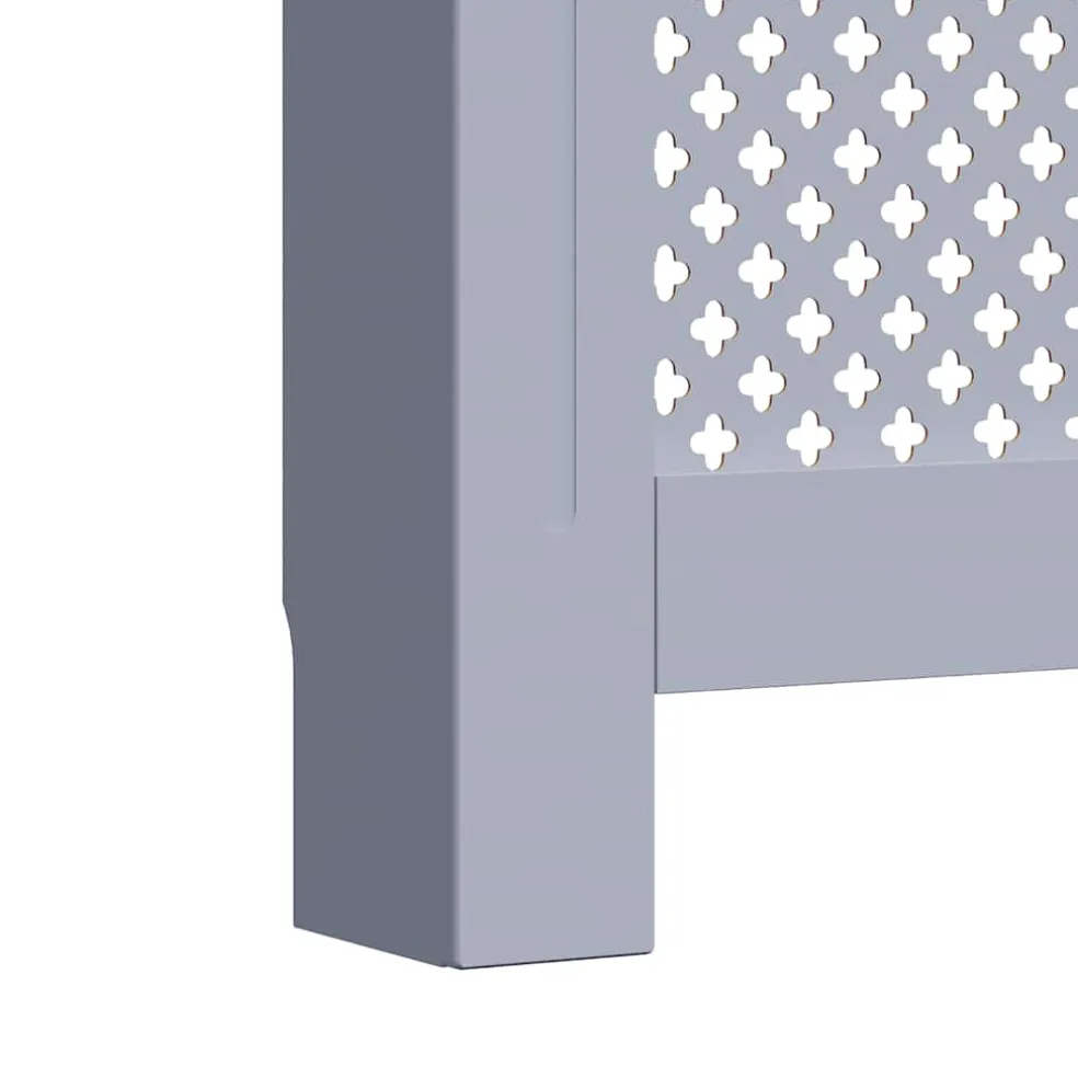 vidaXL Radiatorombouw 112x19x81,5 cm MDF antraciet