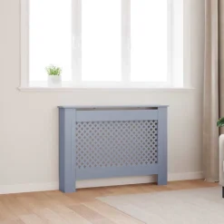 vidaXL Radiatorombouw 112x19x81,5 cm MDF antraciet