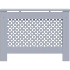 vidaXL Radiatorombouw 112x19x81,5 cm MDF antraciet