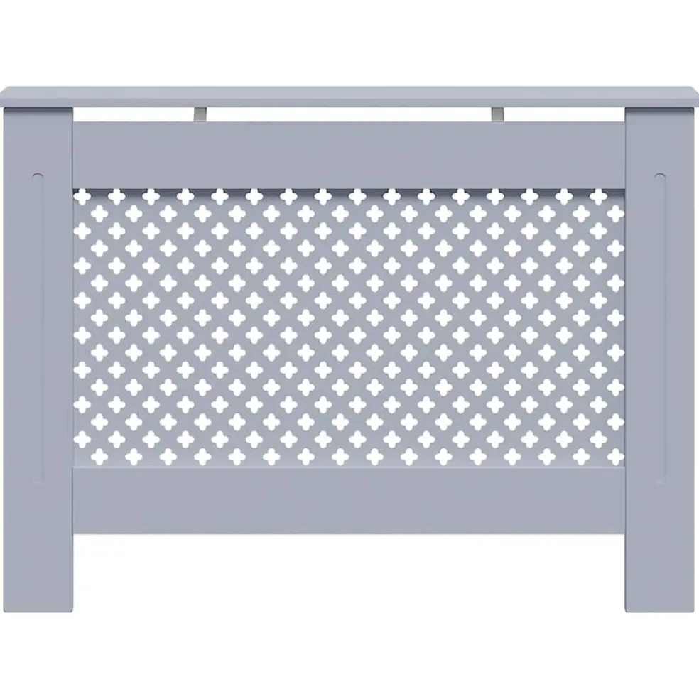 vidaXL Radiatorombouw 112x19x81,5 cm MDF antraciet