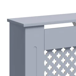 vidaXL Radiatorombouw 112x19x81,5 cm MDF antraciet