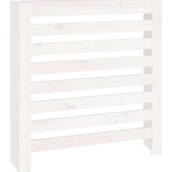 vidaXL Radiatorombouw 79,5x19x84 cm massief grenenhout wit