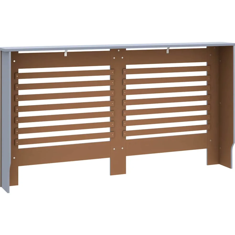 vidaXL Radiatorombouw 152x19x81,5 cm MDF antraciet