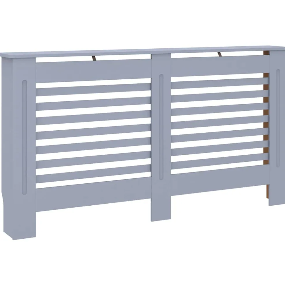 vidaXL Radiatorombouw 152x19x81,5 cm MDF antraciet