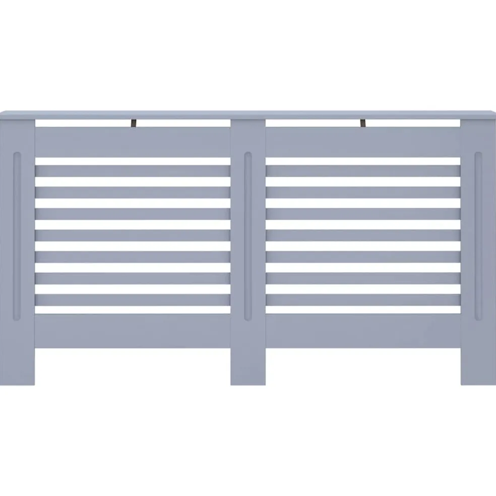 vidaXL Radiatorombouw 152x19x81,5 cm MDF antraciet