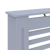 vidaXL Radiatorombouw 112x19x81,5 cm MDF antraciet