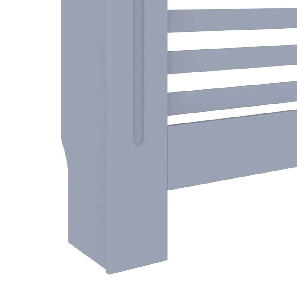 vidaXL Radiatorombouw 112x19x81,5 cm MDF antraciet