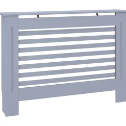 vidaXL Radiatorombouw 112x19x81,5 cm MDF antraciet