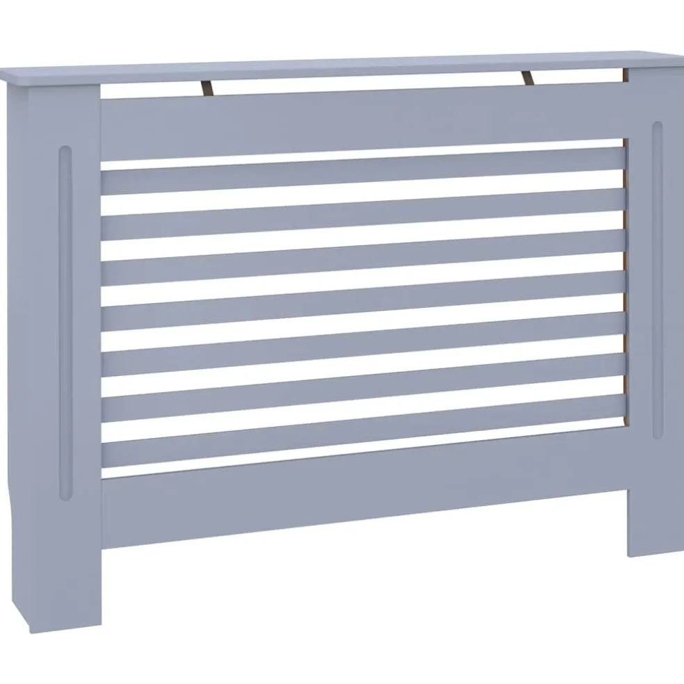 vidaXL Radiatorombouw 112x19x81,5 cm MDF antraciet