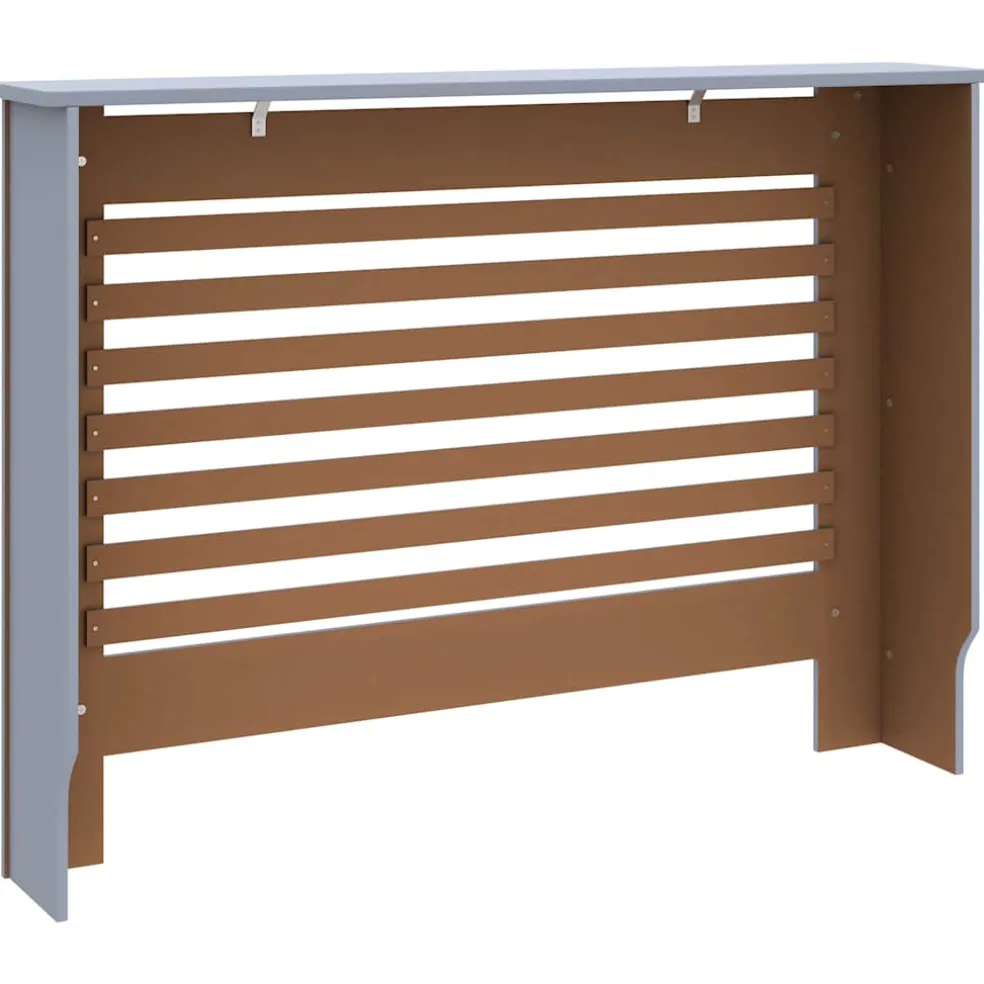 vidaXL Radiatorombouw 112x19x81,5 cm MDF antraciet