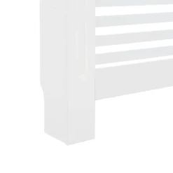 vidaXL Radiatorombouw 112x19x81,5 cm MDF wit