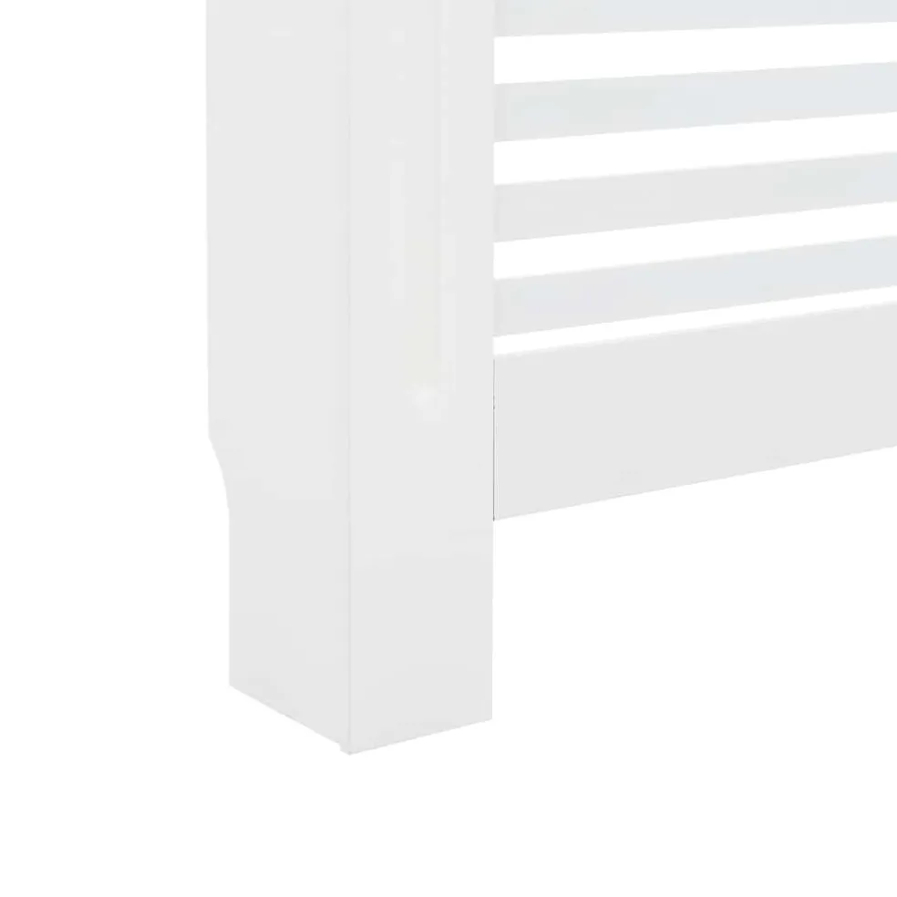 vidaXL Radiatorombouw 112x19x81,5 cm MDF wit