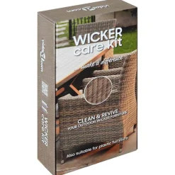 vidaXL Rattan-en-textileenonderhoudsset voor tuinmeubelen 2x250 ml