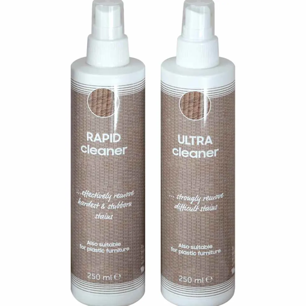 vidaXL Rattan-en-textileenonderhoudsset voor tuinmeubelen 2x250 ml