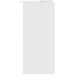 vidaXL Receptiebalie wit 55x50x103,5 cm bewerkt hout