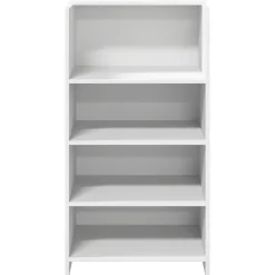 vidaXL Receptiebalie wit 55x50x103,5 cm bewerkt hout
