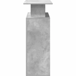 vidaXL Receptiebalie 100x40x104 cm bewerkt hout betongrijs