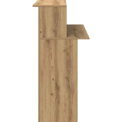 vidaXL Receptiebalie 100x50x103,5cm bewerkt hout artisanaal eikenkleur