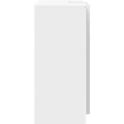 vidaXL Receptiebalie 135x50x103,5 cm bewerkt hout wit