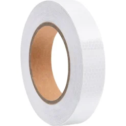 vidaXL Reflecterende tape 2,5 cm x 20 m PVC wit