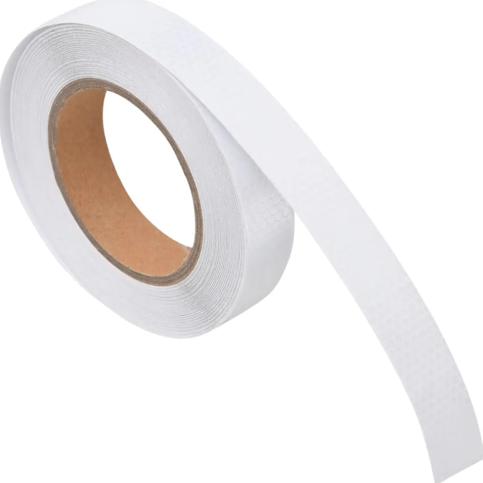 vidaXL Reflecterende tape 2,5 cm x 20 m PVC wit